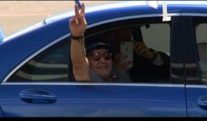 Foot: Maradona arrive au Bélarus dans "son" club du Dinamo Brest