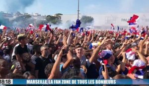 Les Bleus champions du Monde : revivez l'ambiance dans la fan zone de Marseille