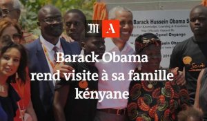 Barack Obama rend visite à sa famille kenyane et inaugure un centre de jeunesse