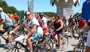 Antoing: Beau Vélo (le départ)