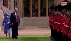 Donald Trump en Angleterre : A peine arrivé, il a enfreint le protocole ! (Vidéo)