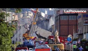 Le reportage de nos envoyés spéciaux au lendemain de l'effondrement du viaduc de Gênes