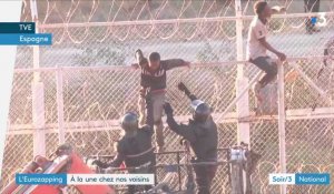 Espagne : 600 migrants forcent la frontière barbelée (Vidéo)
