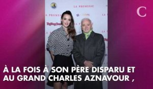 PHOTO. "Le père spirituel de mon père" : le tendre cliché de Laura Smet et Charles Aznavour