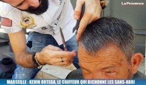 Marseille : Kévin Ortega, le coiffeur qui bichonne les sans-abri