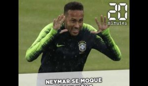 Neymar se moque de lui-même sur Instagram