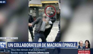 Un collaborateur de Macron frappe un manifestant - ZAPPING ACTU DU 19/07/2018