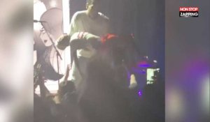 Chris Brown : Invité à monter sur scène, un enfant s'évanouit dans ses bras (Vidéo)