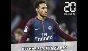 Neymar annonce qu'il reste au PSG