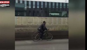 Paris : Un homme en vélo sur le périphérique, la vidéo WTF 