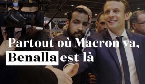 Toutes ces fois où Benalla était aux côtés de Macron