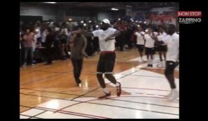 LeBron James de passage à Paris, il enflamme un gymnase (vidéo)