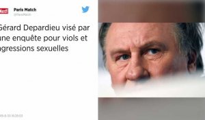 Gérard Depardieu visé par une enquête à Paris pour viols et agressions sexuelles.
