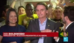 REPLAY - Discours de Jair Bolsonaro, vainqueur de l''élection présidentielle au Brésil