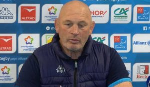 TOP 14 Conférence de presse  VERN COTTER (entraineur MHR)