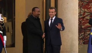 Emmanuel Macron reçoit le Premier ministre d'Ethiopie