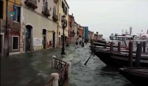 Tempête en Italie: Venise sous l'eau