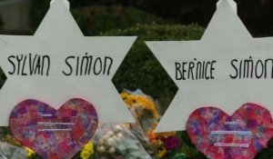 USA: hommages multiples devant la synagogue