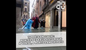 Tempête en Italie : Une montée des eaux historique à Venise, neuf morts dans le pays
