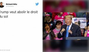 Trump veut supprimer le droit à la citoyenneté pour les bébés étrangers nés sur le sol américain.