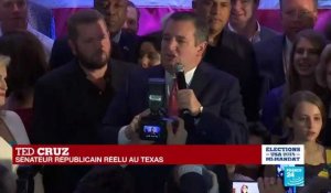 Le sénateur du Texas Ted Cruz réélu, victoire majeure pour les républicains