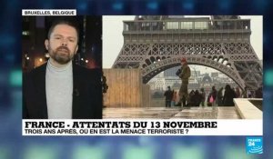 13 Novembre: Trois ans après, où en est la menace terroriste?