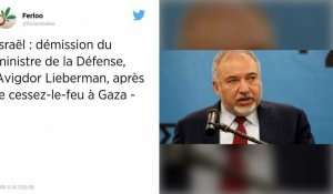 Le ministre de la Défense israélien démissionne après le cessez-le-feu à Gaza