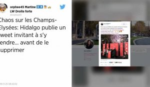 "Gilets jaunes" sur les Champs-Élysées : la gaffe d'Anne Hidalgo