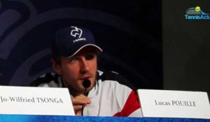 Coupe Davis 2018 - France-Croatie - Lucas Pouille : "Je tiens prêt si je dois jouer dimanche... !"
