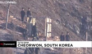 Corée : tournée d'inspection dans la zone démilitarisée