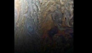 La sonde Juno a détecté des ouragans gigantesques sur Jupiter
