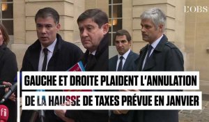 A Matignon, PS et LR plaident pour l'annulation des hausses de taxes