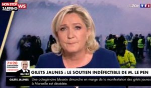 Gilets Jaunes : Marine Le Pen interpelle Emmanuel Macron en direct (vidéo) 