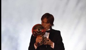 Luka Modric remporte le Ballon d'Or 2018