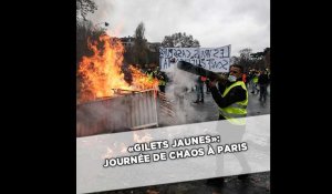 «Gilets jaunes»: Journée de chaos à Paris, 412 interpellations et 133 blessés