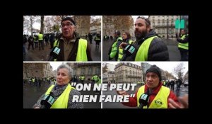 Les gilets jaunes déçus de ne pas avoir pu manifester sur les Champs-Élysées