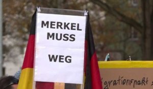 Manifestation anti-Merkel à Chemnitz