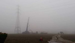 Seneffe : Un engin agricole a percuté un pylône électrique. Les réparations sont en cours (2)