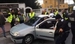 "Gilets jaunes": un automobiliste renverse un policier à Grasse