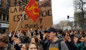 Lille : manifestation des lycéens