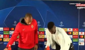 Thierry Henry recadre un jeune joueur en conférence de presse, la vidéo surréaliste