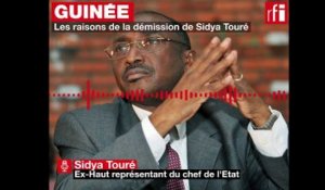 Guinée: les raisons de la démission de Sidya Touré