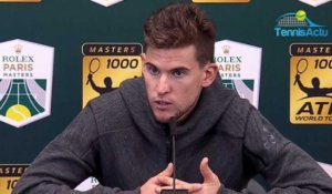 Rolex Paris Masters 2018 - Dominic Thiem : "Karen Khachanov a joué un match fantastique"