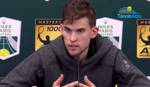 Rolex Paris Masters 2018 - Dominic Thiem : "Karen Khachanov, c'est un ami !"