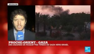 Bande de Gaza : Israël riposte aux tirs de roquettes du Hamas
