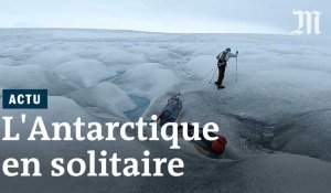 Ils tentent de traverser l'Antarctique à pieds en solitaire