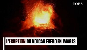 Le volcan Fuego est entrée en éruption au Guatemala