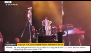 Lauryn Hill huée lors de son concert à Bercy après ses 2h30 de retard (vidéo)