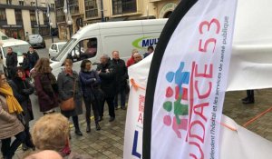 À Mayenne. L'association Audace 53 manifeste en soutien à l'hôpital 