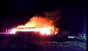 Incendie dans un hangar agricole à Pihem